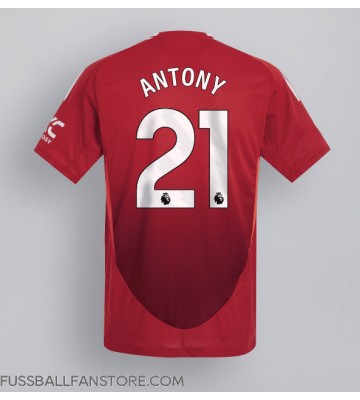 Manchester United Antony #21 Replik Heimtrikot 2024-25 Kurzarm